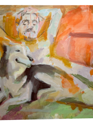 Obra Paula Hombre y Perro